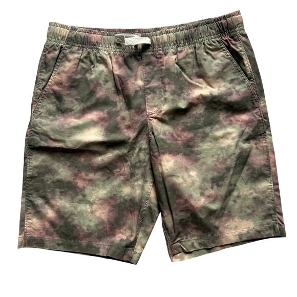 5/$25 Lands' End Boy's Camo Cotton Drawstring Short Husky XL 14-16 NWOT - Picture 1 of 6